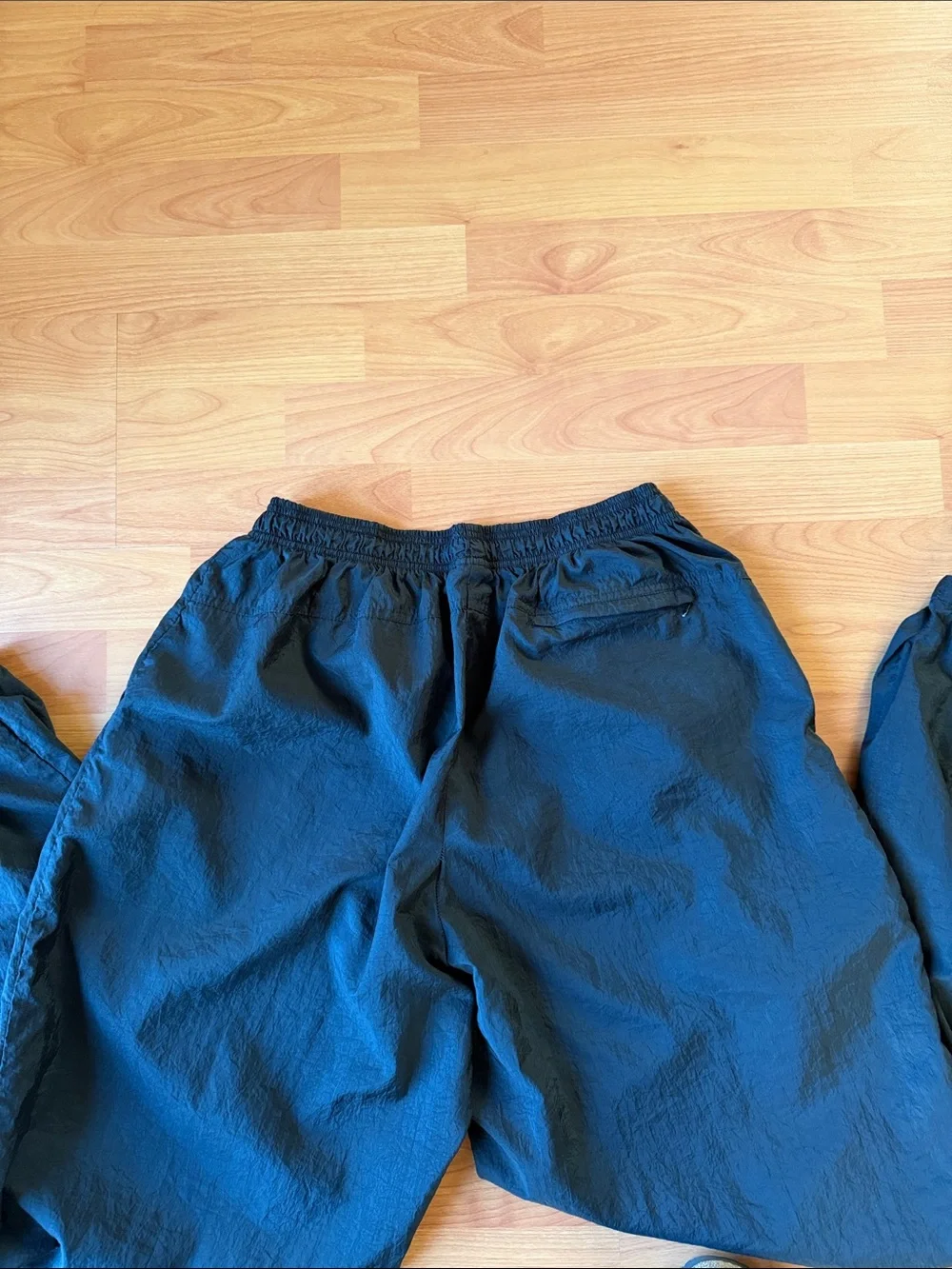Vintage 90’s Y2K Nike Men's Windbreaker Track Jogger Pants Black Size XL